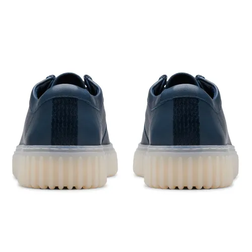 Clarks - Torhill Lo Navy Leather