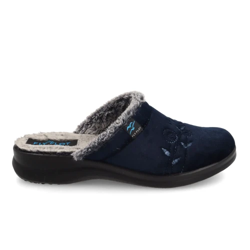 Fly Flot - Cloth Woman Slipper Blue