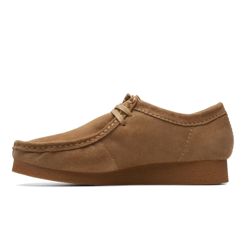 Clarks - Wallabeeevo Dark Sand Suede