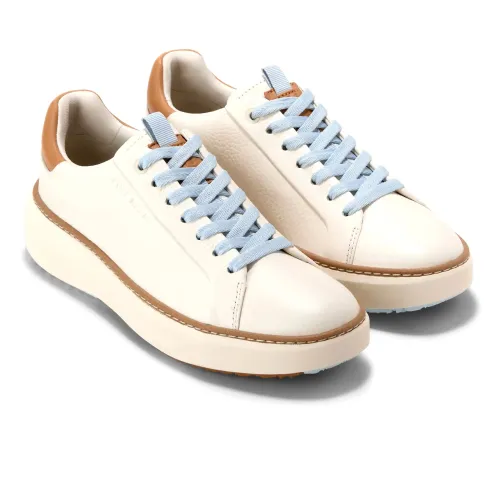 Cole Haan - Grandpro Topspin Golf Ivory Biscuit Skyway