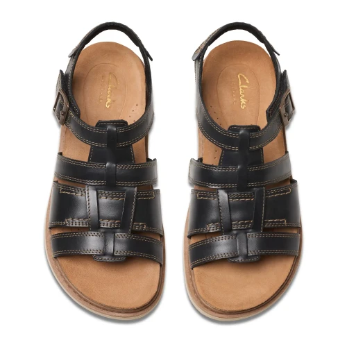 Clarks - Arwell Sun Black Leather