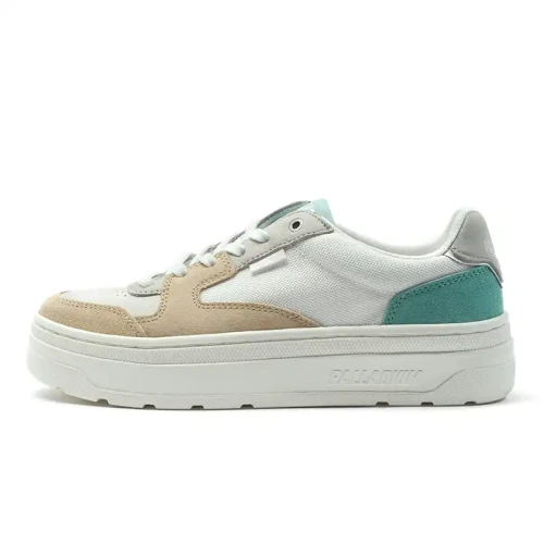 Palladium - Pallasphalt Lo Star Wht/Warm Sand M