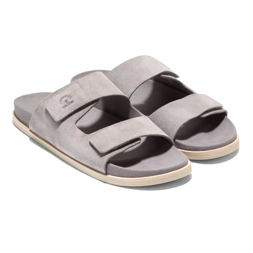 Cole Haan - Modern Classics Resort Sandals Titanium Suede   Angora