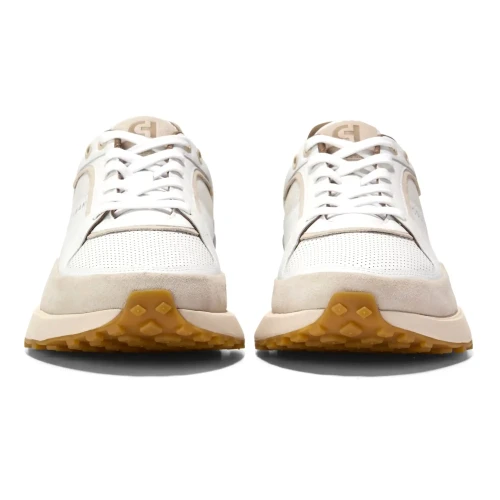 Cole Haan - Grand Crosscourt Downtown Sneakers Optic White   Silver Lining   Ivory