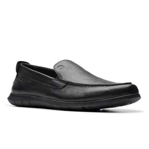 Clarks - Flexway Step Black Leather