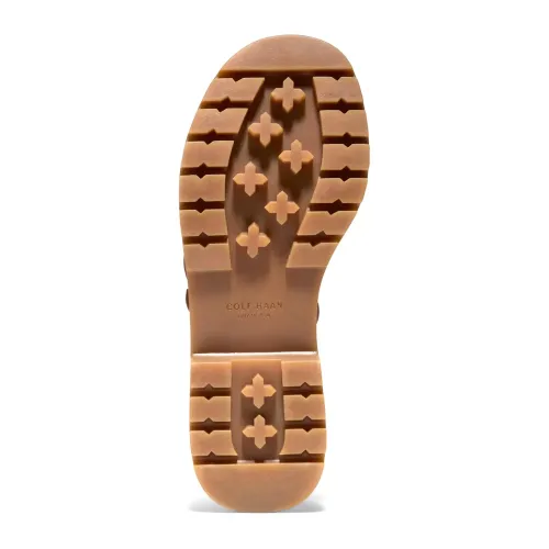 Cole Haan - Cressida Lug Sandals Natural Canvas Ch Dk Cuoio Ltr