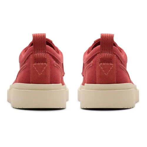 Clarks - Polden Moc Red Canvas