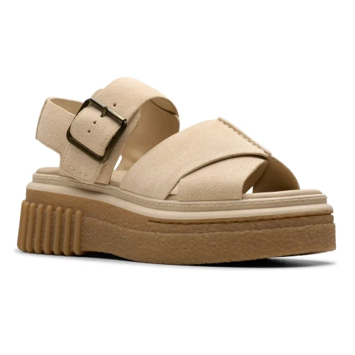 Clarks - Evamar Wish Ecru Suede
