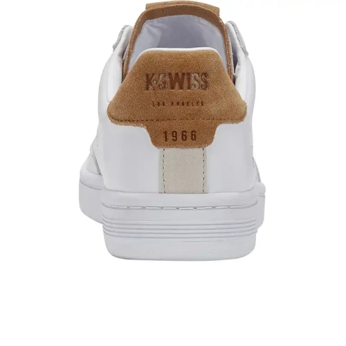 K-Swiss - Lozan  Klub Lth Wht/Wht/Brwnsgr Sd M