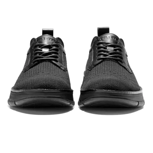 Cole Haan - Zerogrand Revel Stitchlite Oxfords Black Knit Leather Black