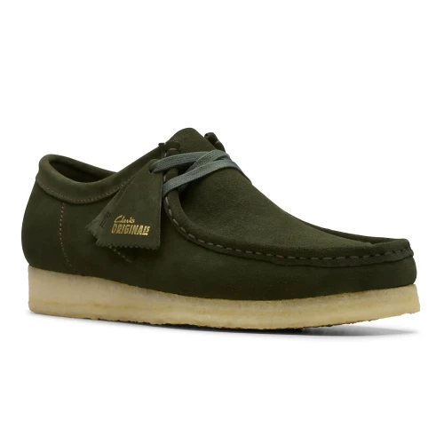 Clarks - Wallabee Forest Green Sde