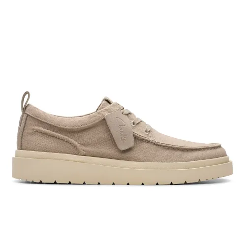 Clarks - Polden Moc Grey Canvas
