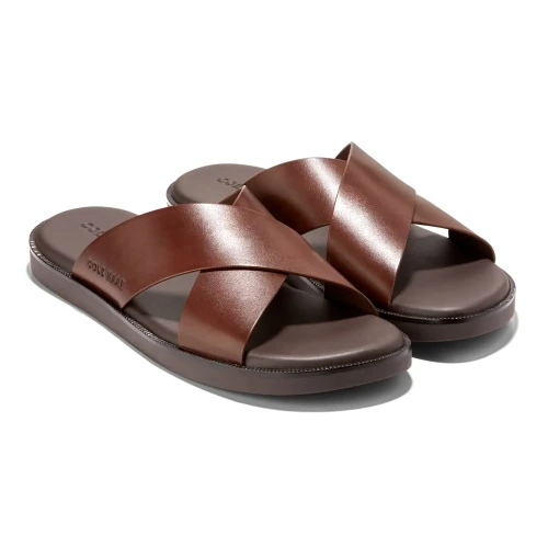Cole Haan - Nantucket Cross Strap Sandal Ch Woodbury   Java