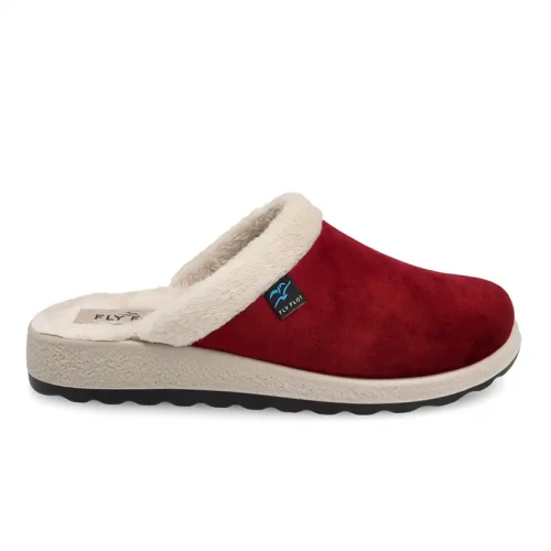 Fly Flot - Cloth Woman Slipper Burgundy