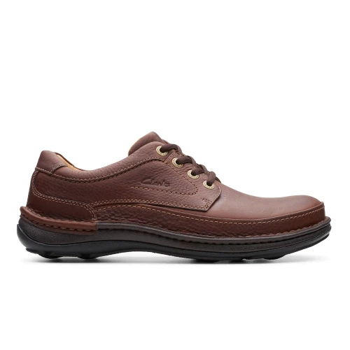 Clarks - Nature Three Mahogany Leather