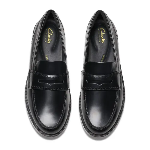 Clarks - Straven Edge Black Leather