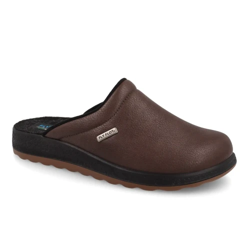 Fly Flot - Synthetic Man Slipper Dark-Brown