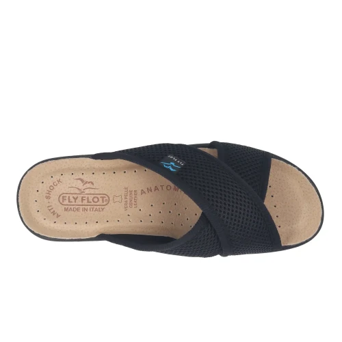 Fly Flot - Cloth Woman Slipper Black