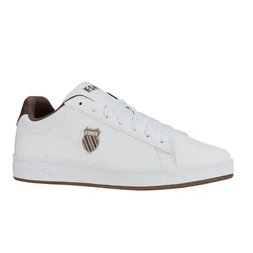 K-Swiss - Court Shield Wh/Tstcocnt/Chcbwn M
