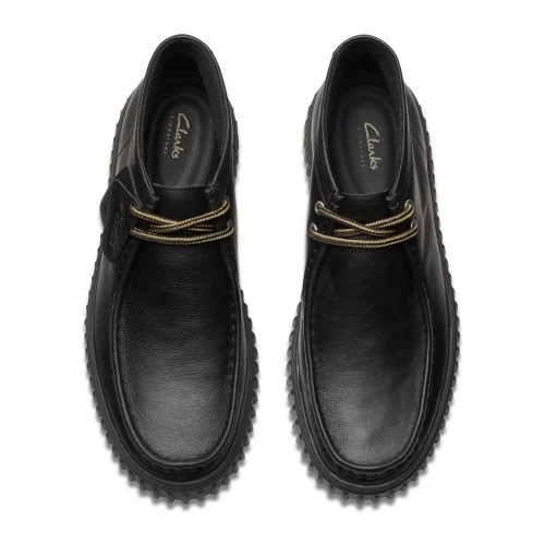 Clarks - Torhill Hi Black Leather