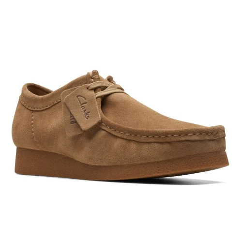 Clarks - Wallabeeevo Dark Sand Suede