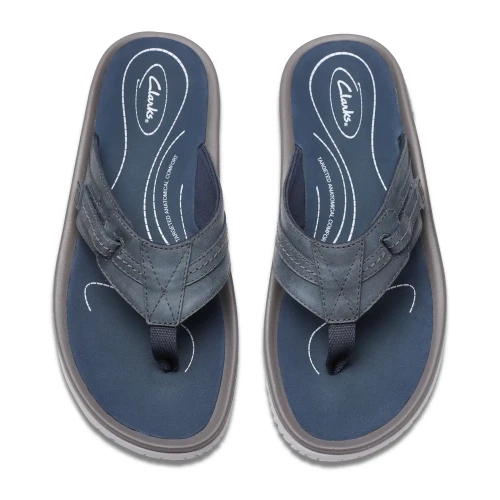 Clarks - Wesley Sun Navy Leather