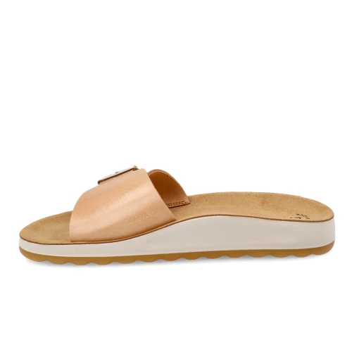 Fly Flot - Leather Woman Slipper Deep Pink