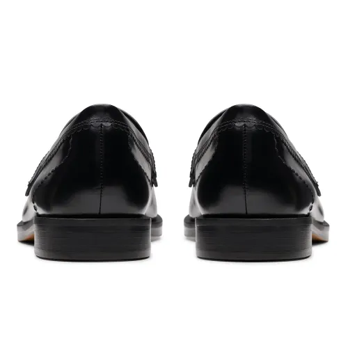 Clarks - Straven Edge Black Leather