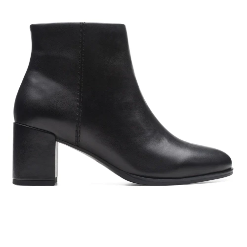 Clarks - Freva55 Zip Black Leather