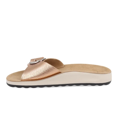 Fly Flot - Synthetic Woman Slipper Dark Gold