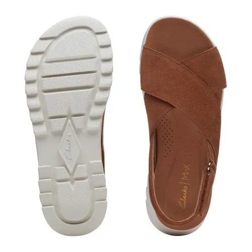 Clarks - Dashlite Wish Dark Tan Suede