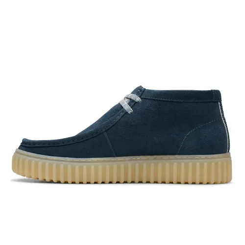 Clarks - Torhill Hi Blue Suede