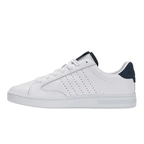 K-Swiss - Lozan  Klub Lth Wht/Wht/Peacoat Sd M