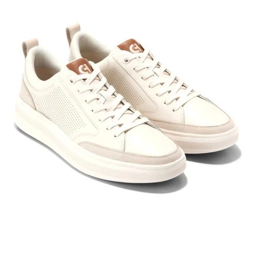 Cole Haan - Grand Crosscourt Premier Ii Sneakers Ivory Ancient Scroll Ivory