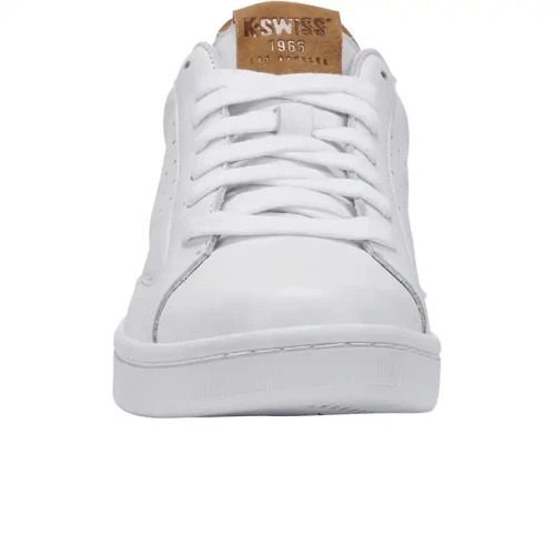 K-Swiss - Lozan  Klub Lth Wht/Wht/Brwnsgr Sd M