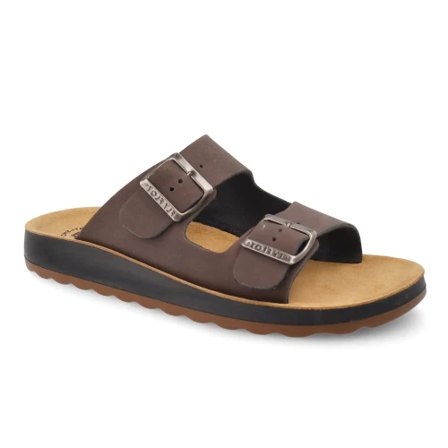 Fly Flot - Synthetic Man Slipper Dark-Brown