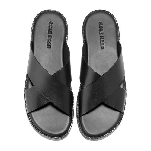 Cole Haan - Nantucket Cross Strap Sandal Black Black