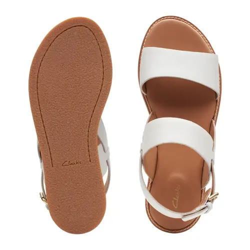 Clarks - Karsea Strap White