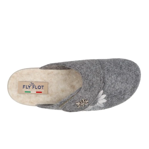 Fly Flot - Cloth Woman Slipper Grey