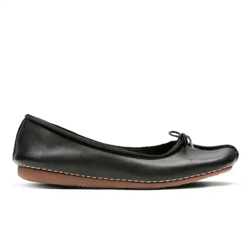 Clarks - Freckle Ice Black Leather