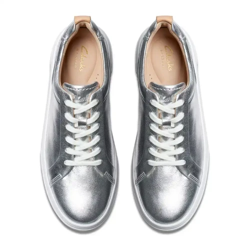 Clarks - Hollyhock Walk Silver Leather