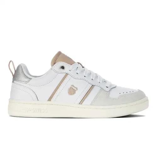 K-Swiss - Lozan Match Lth Wht/Wrm Taup/Str Wht M