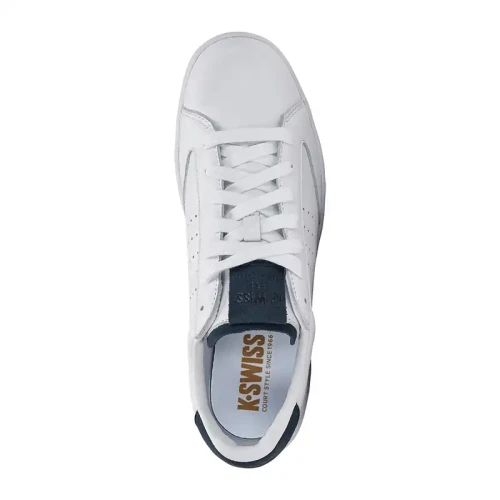 K-Swiss - Lozan  Klub Lth Wht/Wht/Peacoat Sd M