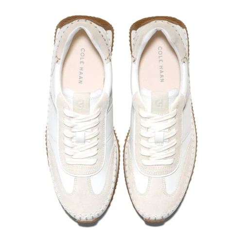 Cole Haan - Gp Premier Runner Wht Slvr Brch Sued