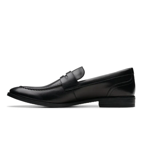 Clarks - Brandon Step Black Leather