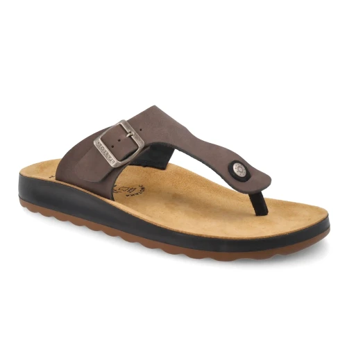 Fly Flot - Synthetic Man Slipper Dark-Brown