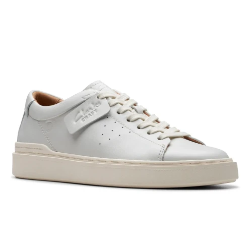 Clarks - Craft Swift White Leather