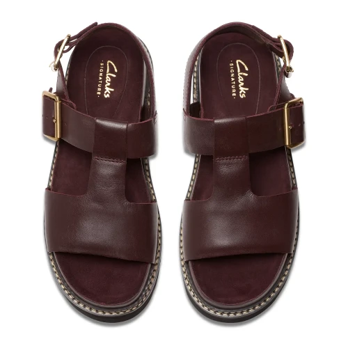 Clarks - Orianna Sky Wine Leather
