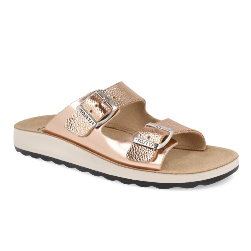 Fly Flot - Synthetic Woman Slipper Dark Gold