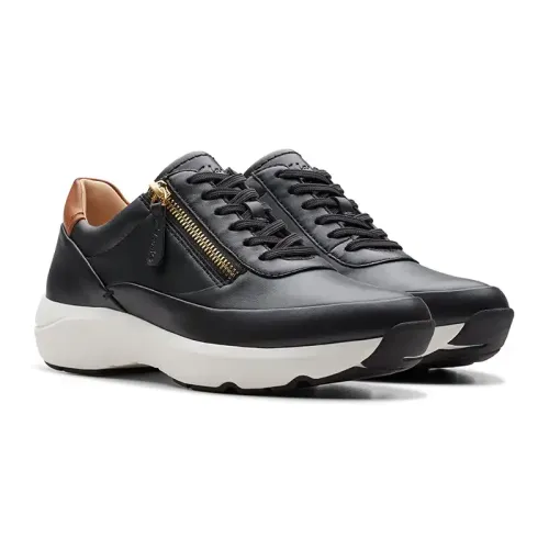 Clarks - Tivoli Zip Black Leather